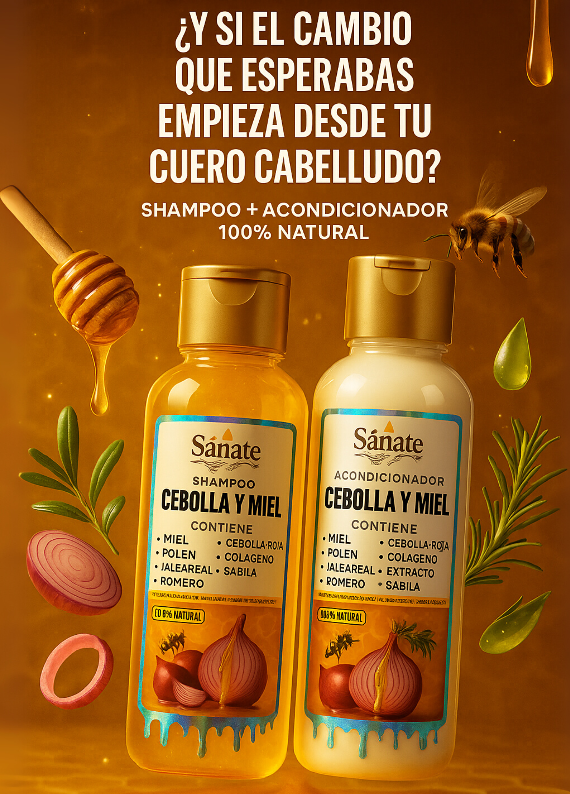 Combo Shampoo y Acondicionador- 500ml (Tratamiento)