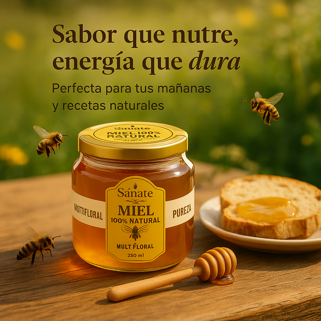 x2 Miel Multifloral 230ml - 100% Natural