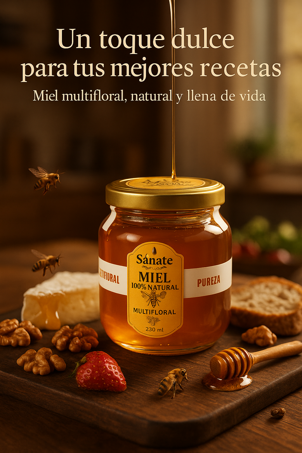 x2 Miel Multifloral 230ml - 100% Natural