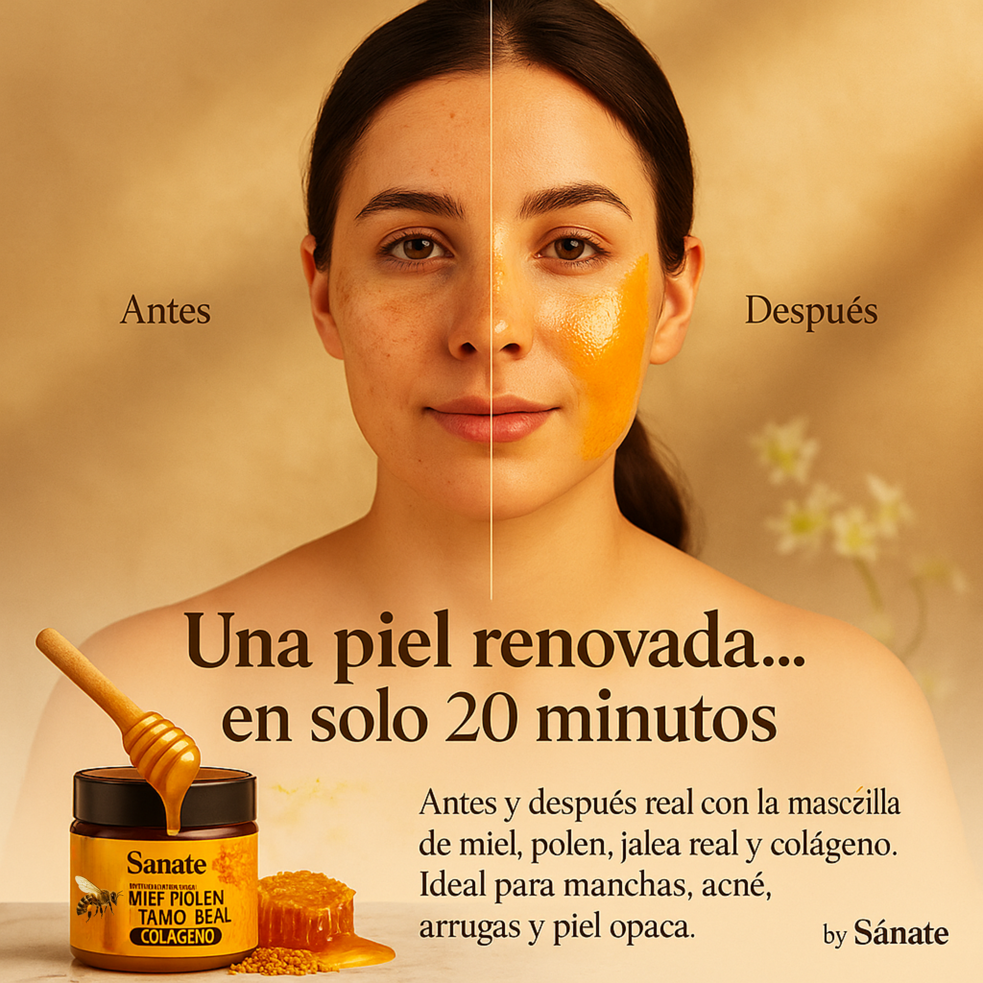 Mascarilla Colágeno  100g - Jalea Real