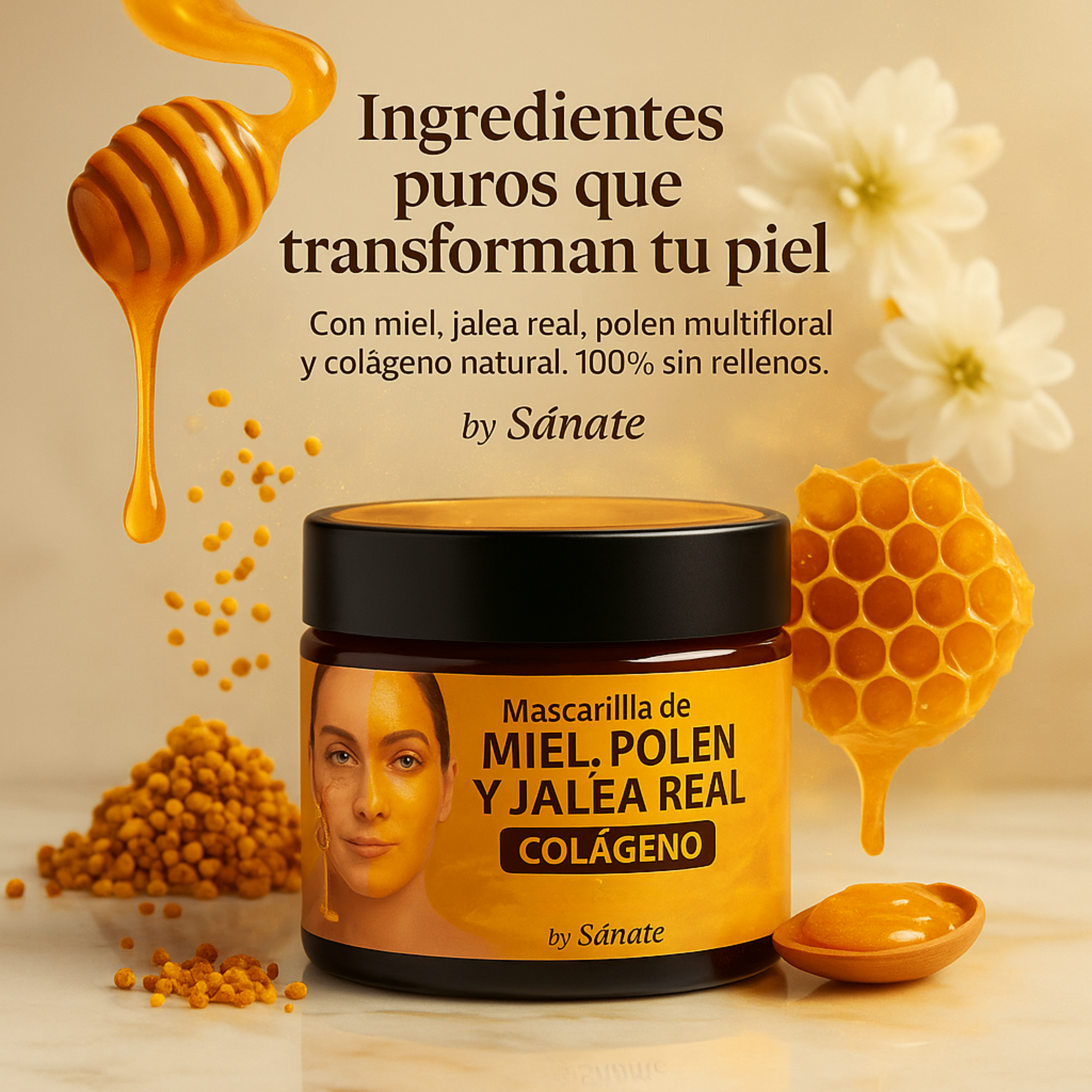 Mascarilla Colágeno  100g - Jalea Real