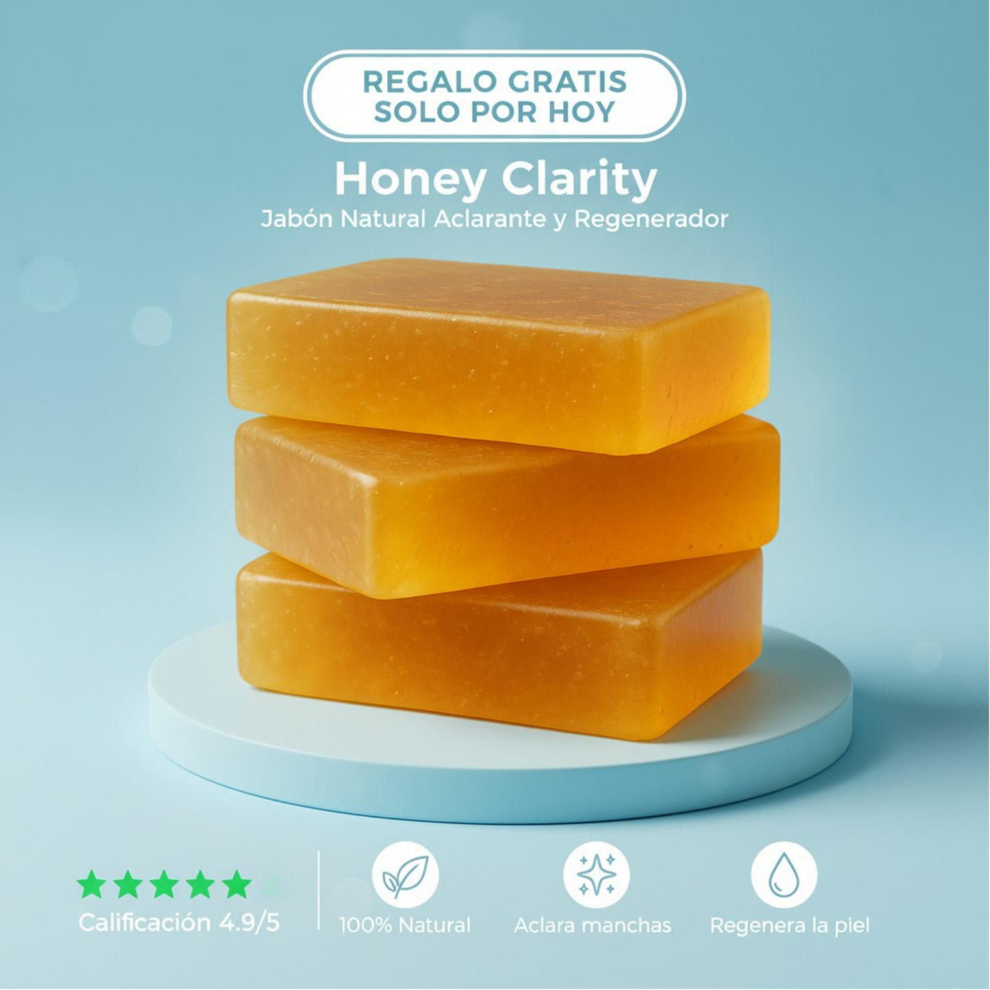 Jabon de Cúrcuma + Acido Kojico Orgánico ¹⁰⁰ᵍ