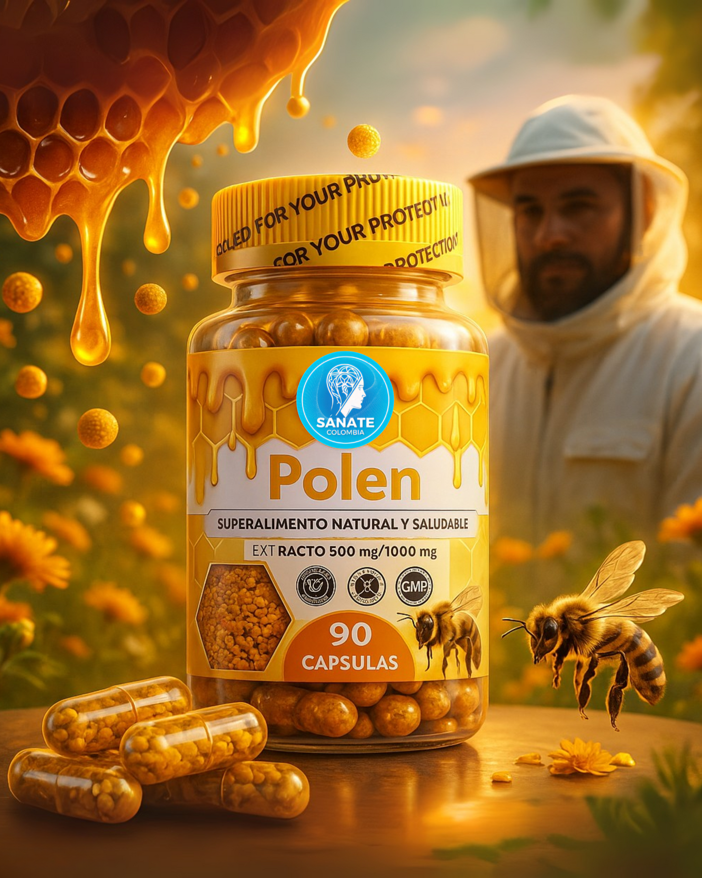 Polen Multifloral - Colágeno Natural x50 Caps