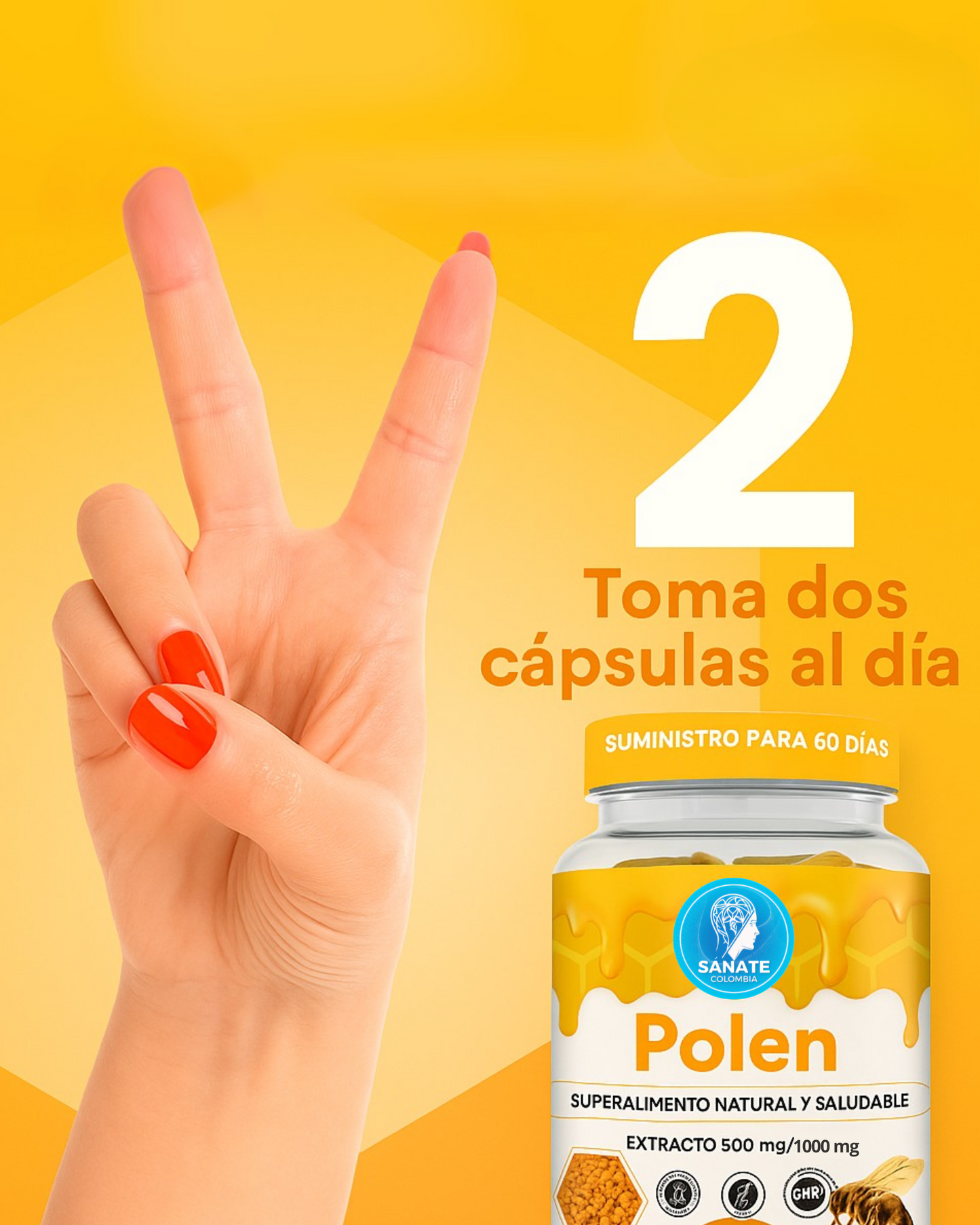 Polen Multifloral - Colágeno Natural x50 Caps