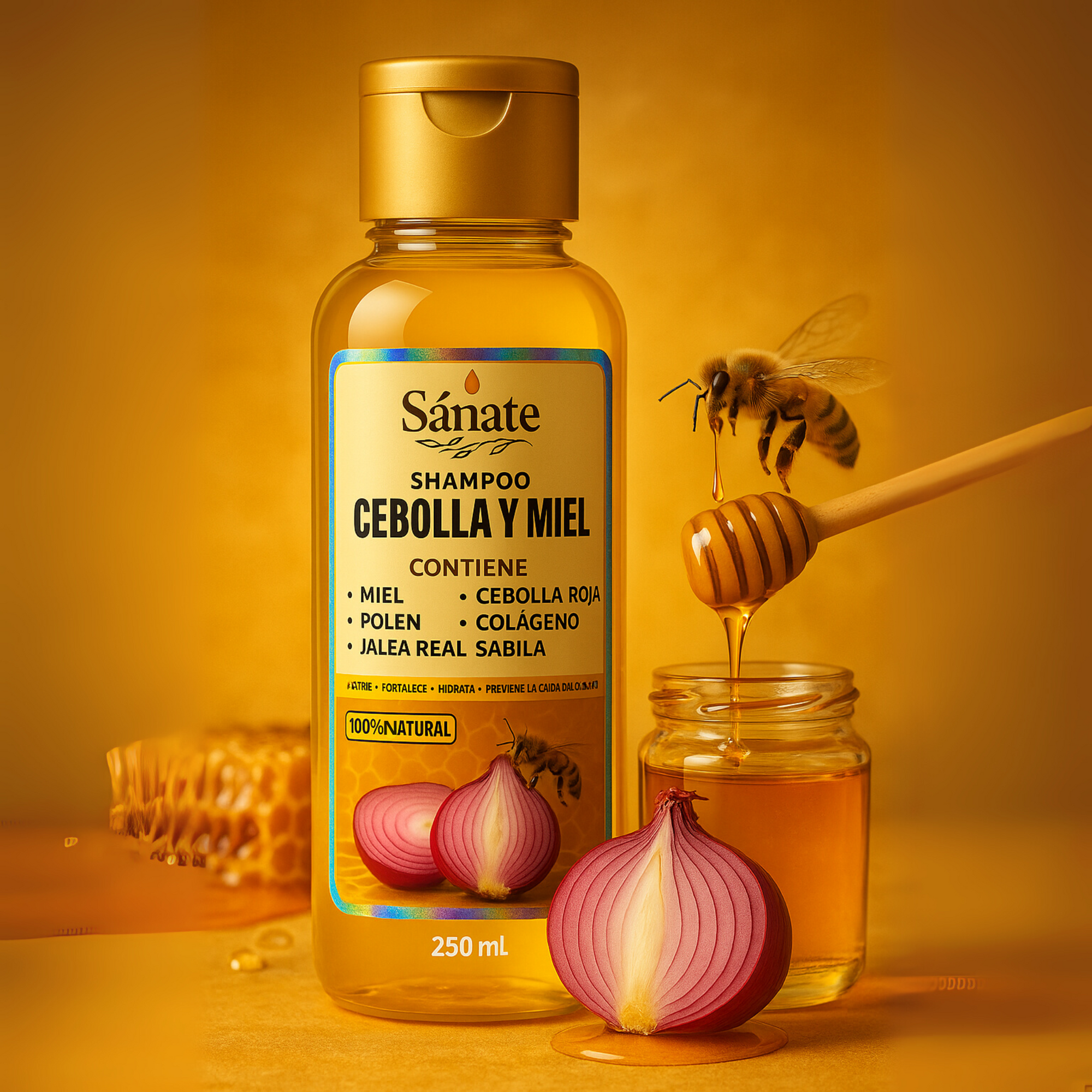 Shampoo Miel y Cebolla 250ml (Tratamiento)