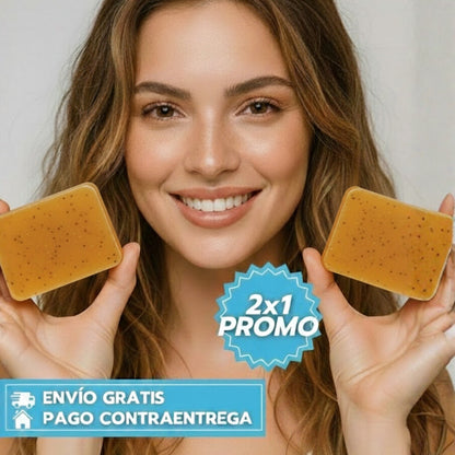 Jabon de Cúrcuma + Acido Kojico Orgánico ¹⁰⁰ᵍ