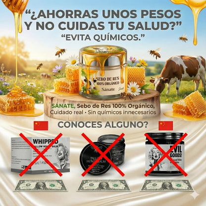 Sebo de Res Grande Artesanal¹⁰⁰ᵍ (ORIGINAL) 🍯🐮